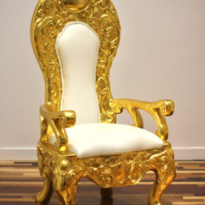 Royal Gold Throne Chair