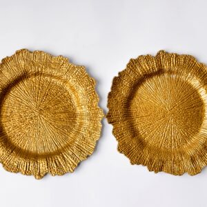 Gold Reef Charger plate