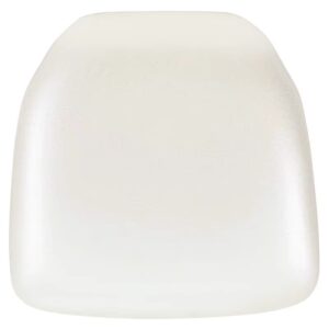 White leather cushion.