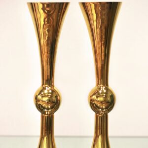 Gold Trumpet Vase Centerpiece